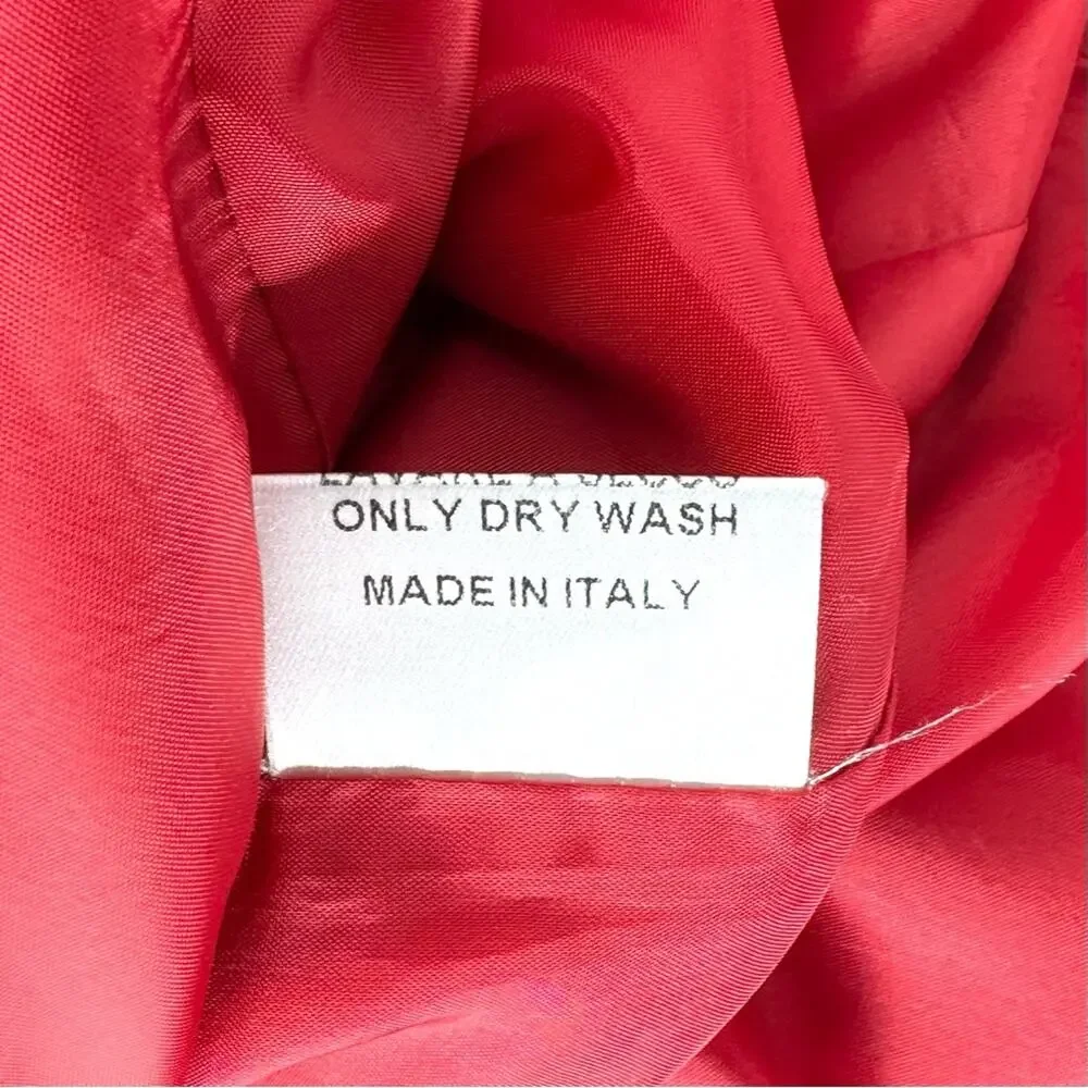 Trillion Vibrant Red Women's‎ Silk Blazer